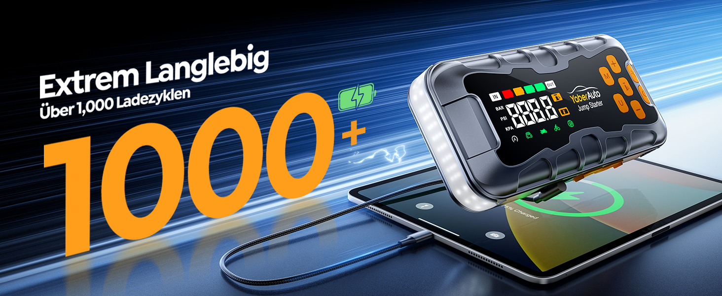 Powerbank 16 в 1 з компресором 160PSI, 27000mAh для авто: старт, світло, інструменти