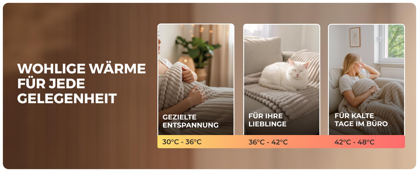 Інфрачервона електроковдра BR Bringer® для обігріву, 200 x 180 см, колір Nordic Taupe