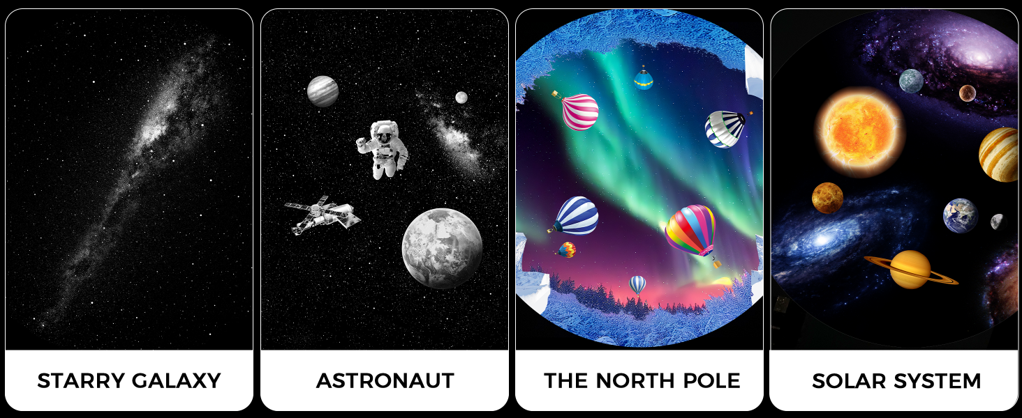 Проектор зоряного неба MERTTURM з ефектом метеорита, галактичний світильник 8-в-1 для дітей та дорослих