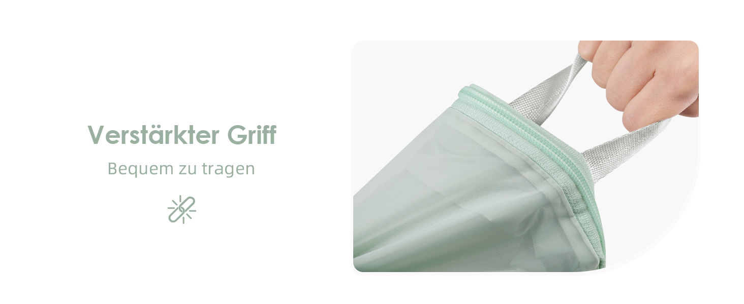 Набір компресійних органайзерів для одягу в подорожі Cipway, 6 шт, сітчасті легкі пакувальні куби для валізи та рюкзака, шавлієво-зелений