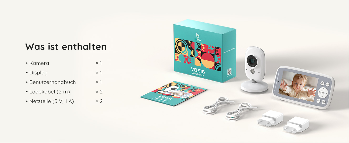 Відеоняня Boifun з камерою, 4