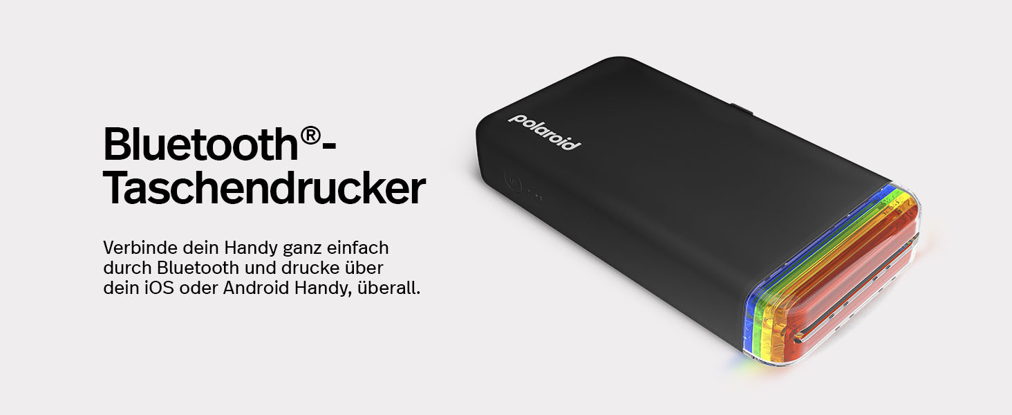 Polaroid Hi-Print+ - Друге покоління: Портативний фотодрук з Bluetooth + Пакет плівки (40 шт.)