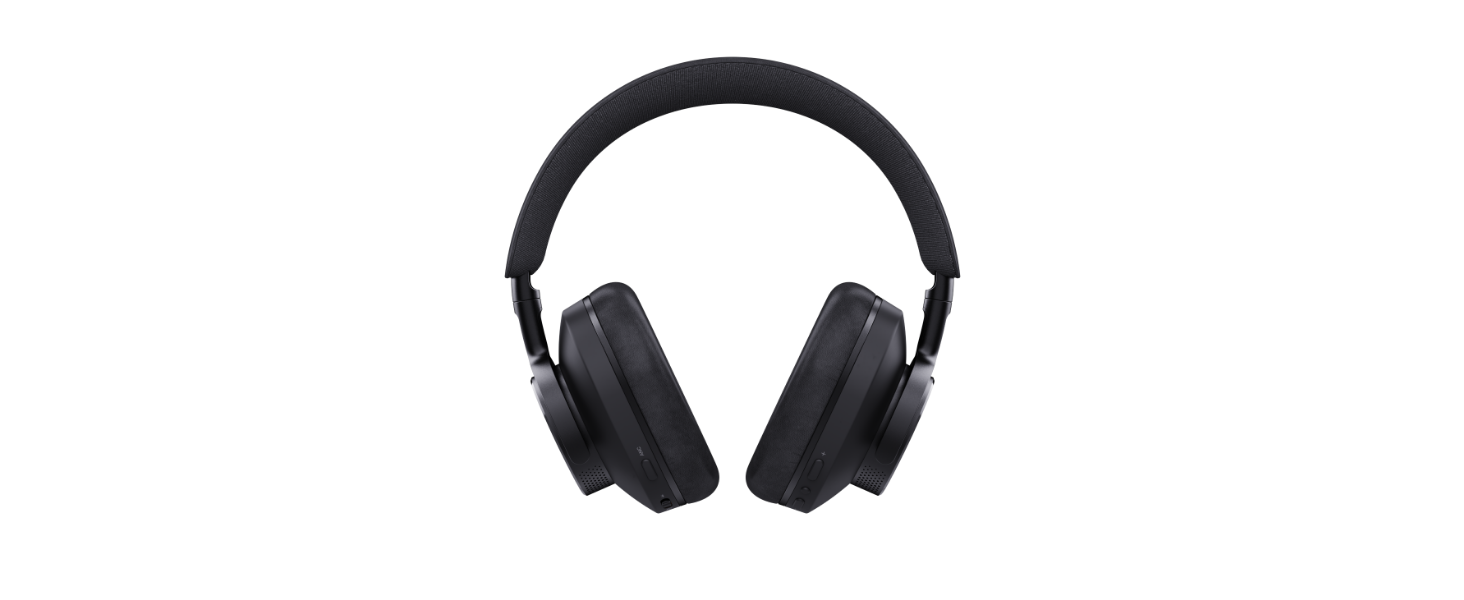 Навушники Cambridge Audio Melomania P100 - Bluetooth, ANC, Hi-Fi звук, відтворення 100 годин, знімний акумулятор, ігровий режим, чохол для перенесення - чорний