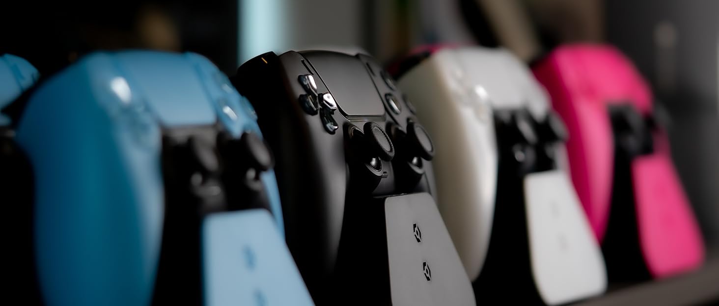 Рульове колесо Gioteck FR5 Racing Wheel для PS5, PC, Steam Deck: Док-станція для DualSense/DualEdge, Автоматичне центрування, Підтримка GT7