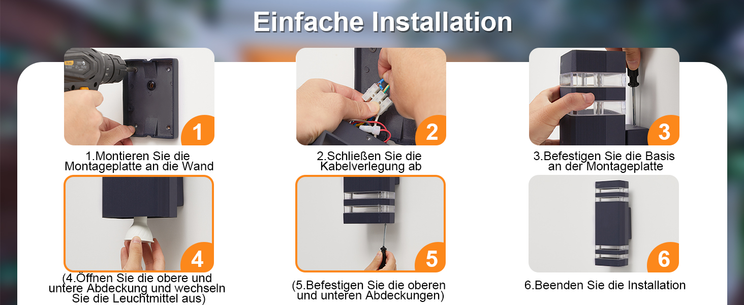 Стіна LED-ліхтар зовнішній IP65 GU10 Up-Down, вулична підсвітка для тераси та фасаду будинку, тепле біле світло 3000K, антрацит (1 шт.)