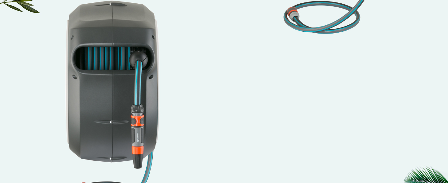 Набір для поливу Gardena RollUp M/L 25 м: шланг, бокс, монтаж, для великих садів