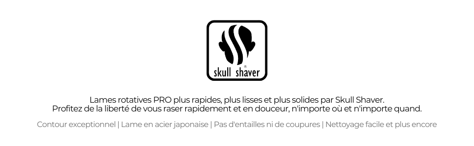 Змінні леза для бритви Skull Shaver Baron PRO (4 шт.) для моделей Pitbull, Palm та Butterfly Kiss