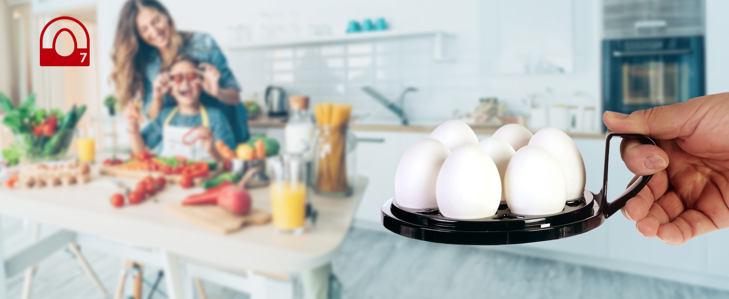 Яйцеварка Solis 8272 з функцією пароварки – нержавіюча сталь, до 7 яєць, регулювання ступеня готовності, LED-дисплей, звуковий сигнал, безпечна та легка у чищенні