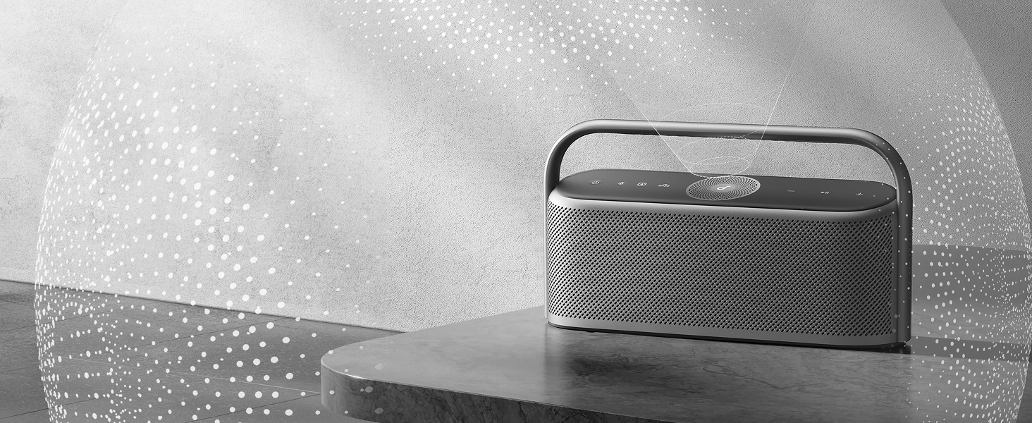 Портативна Bluetooth колонка Anker SoundCore 2 - потужний звук, глибокий бас, 24 години роботи, водонепроникність IPX7, для iPhone, Galaxy та інших пристроїв (Чорний)