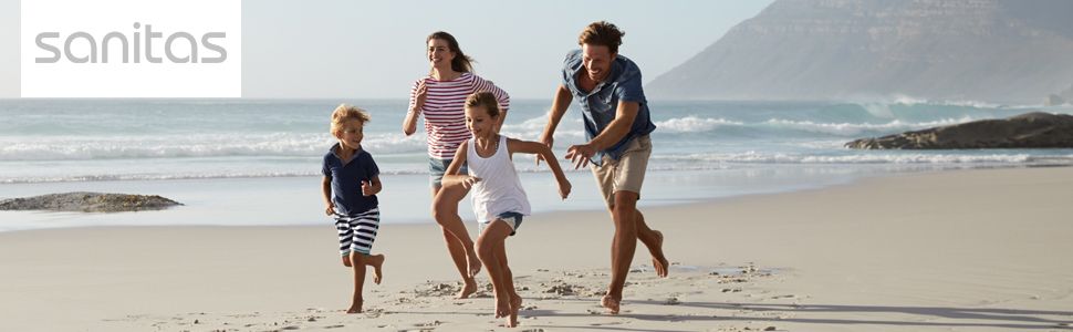 Підігріваюче коврик Sanitas SWB 20 з флісу | з системою безпеки та 3 рівнями температури | Легко кріпиться до ліжка та матрацу | Можна прати при 30°C | 150 x 80 см, Бежевий