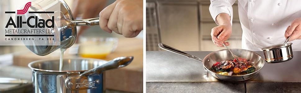 Сковорода All-Clad EURO Copper-Core, 20.3 см (нержавіюча сталь)