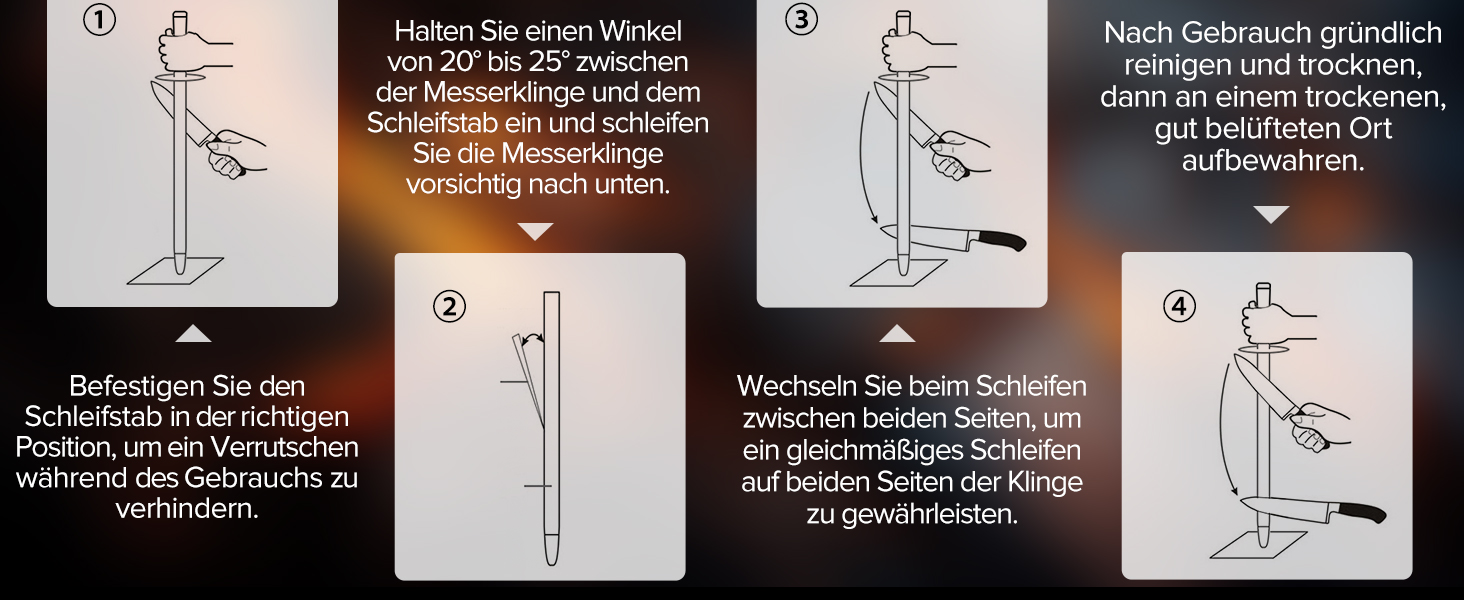 Набір кухонних ножів XINZUO Damaststahl: професійний шеф-ніж, кухонні ножі з дамаської сталі, преміум-якість, ергономічна ручка з білого дуба, серія Mo (заточувач у комплекті)