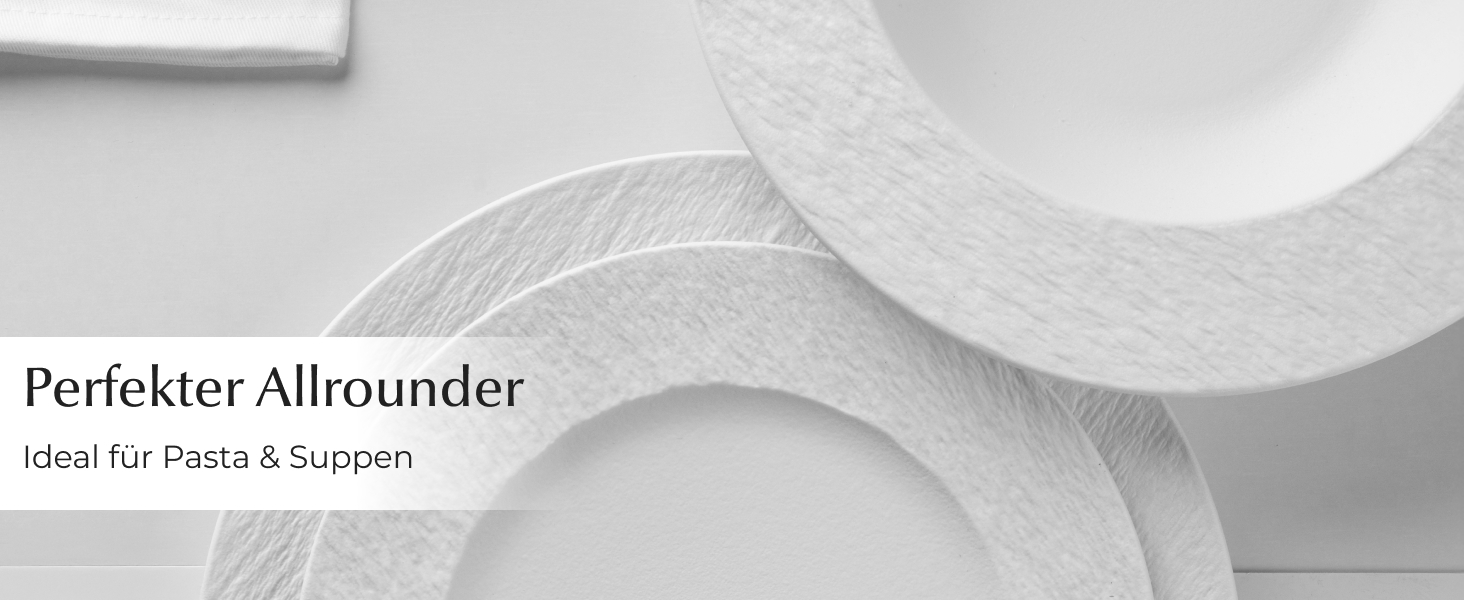 MIAMIO Набір посуду Oasis (20 предметів) - сучасний керамічний сервіз для 4 осіб (тарілки, супові тарілки)