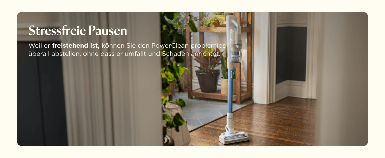 Акумуляторний пилосос Bissell PowerClean FurGuard для шерсті тварин з HEPA-фільтром, 2500 mAh, 50 хв роботи