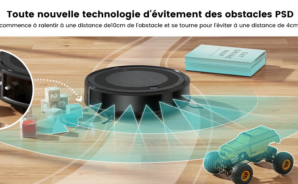 Робот-пилосос LEFANT M2Plus з функцією миття підлоги, 6000Pa, LiDAR-навігація, самоочищення, ідеально для шерсті тварин