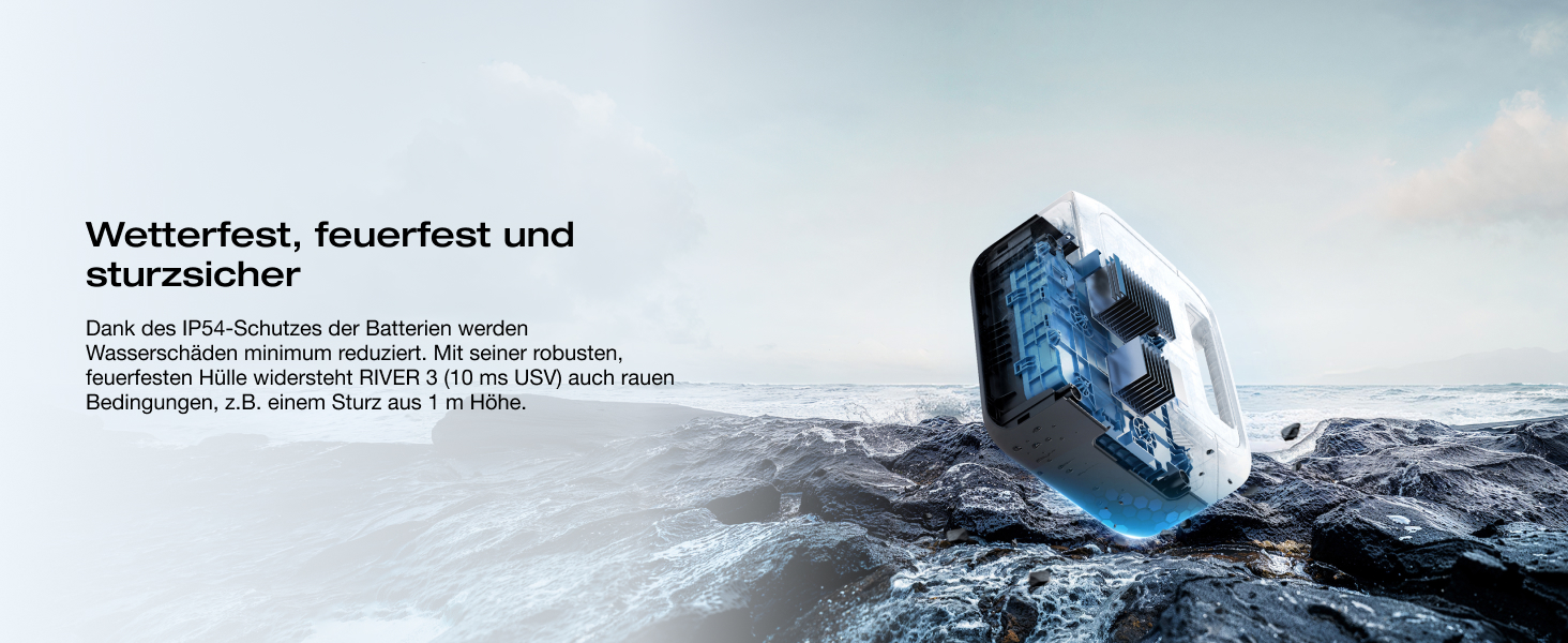 Портативна електростанція EcoFlow RIVER 3 з сонячною панеллю 45 Вт, акумулятор LFP 245 Вт·год, потужність до 600 Вт, GaN для збільшення часу роботи, <10 мс UPS, компактний сонячний генератор для кемпінгу та відпочинку на природі