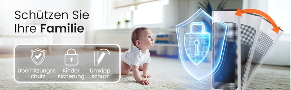 Обігрівач Pro Breeze керамічний з пультом дистанційного керування, 7 режимів нагріву, 2000W, захист від перегріву, таймер 24 год, ECO режим, тиха робота, осциляція 80°