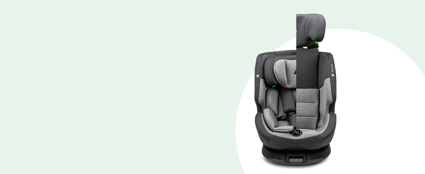 Дитяче автокрісло Osann One360 група 0/1/2/3 (0 36 кг), Дитяче автокрісло з Isofix (i-Size All Black)