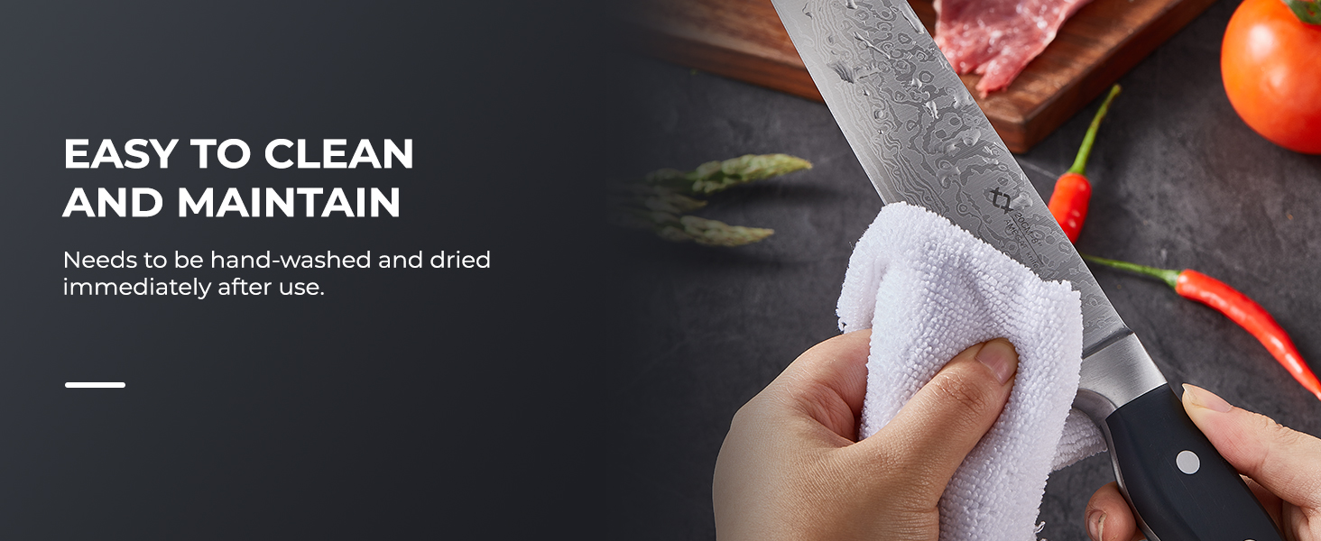 Набір ножів Amegat 14 предметів: кухонний набір з самозаточуванням, нержавіюча сталь, з ергономічними ручками