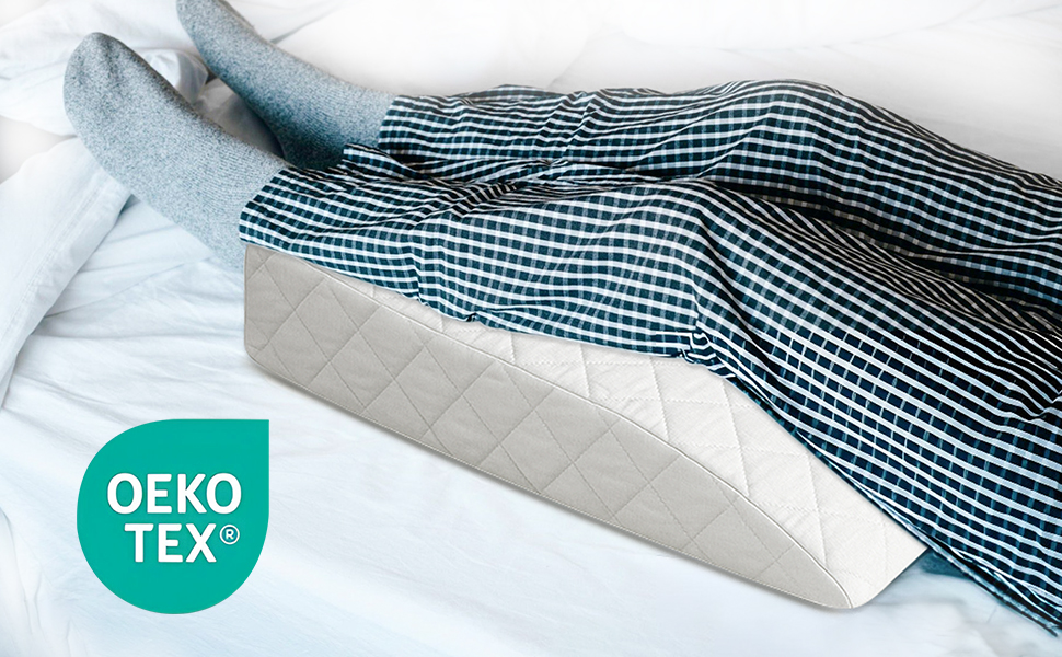 Ортопедична подушка для ніг, подушка для відпочинку ніг, подушка для поліпшення кровообігу, пральна, 71x40x15 см