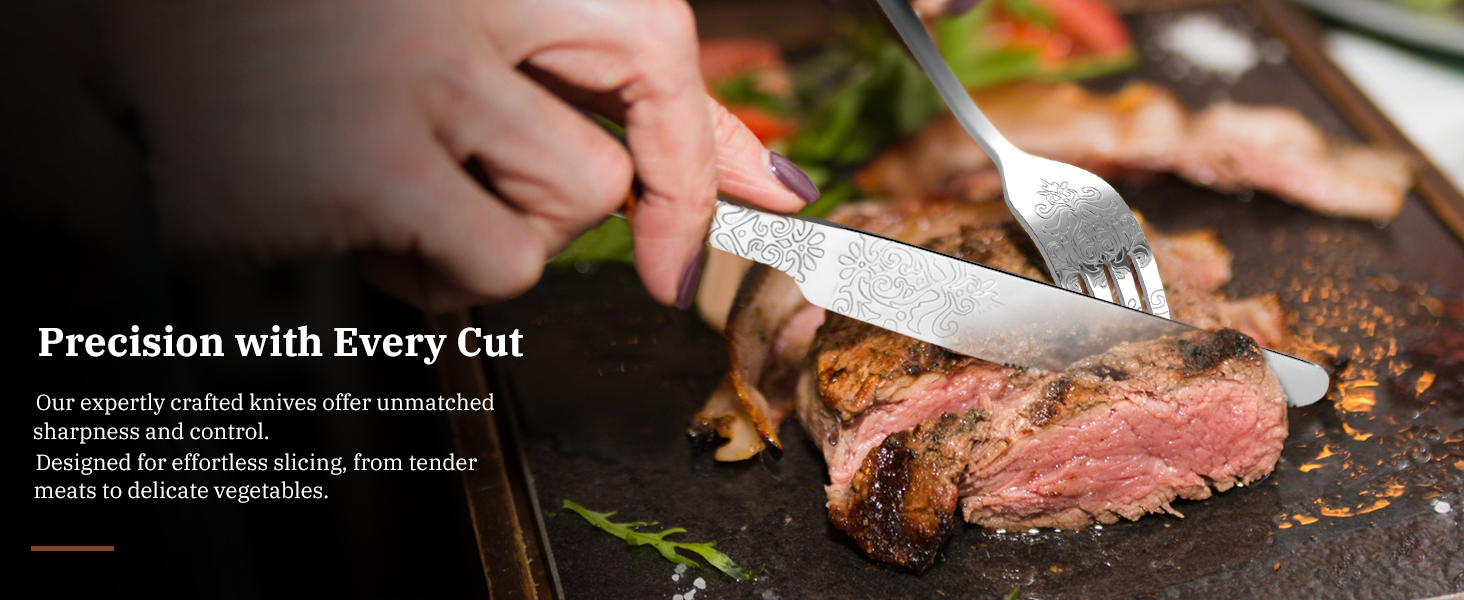 Набір столових приборів DRAGON RIOT Gold 30 предметів: нержавіюча сталь, для 6 осіб, з ножем, виделкою, ложкою, для дому, ресторану, вечірки.