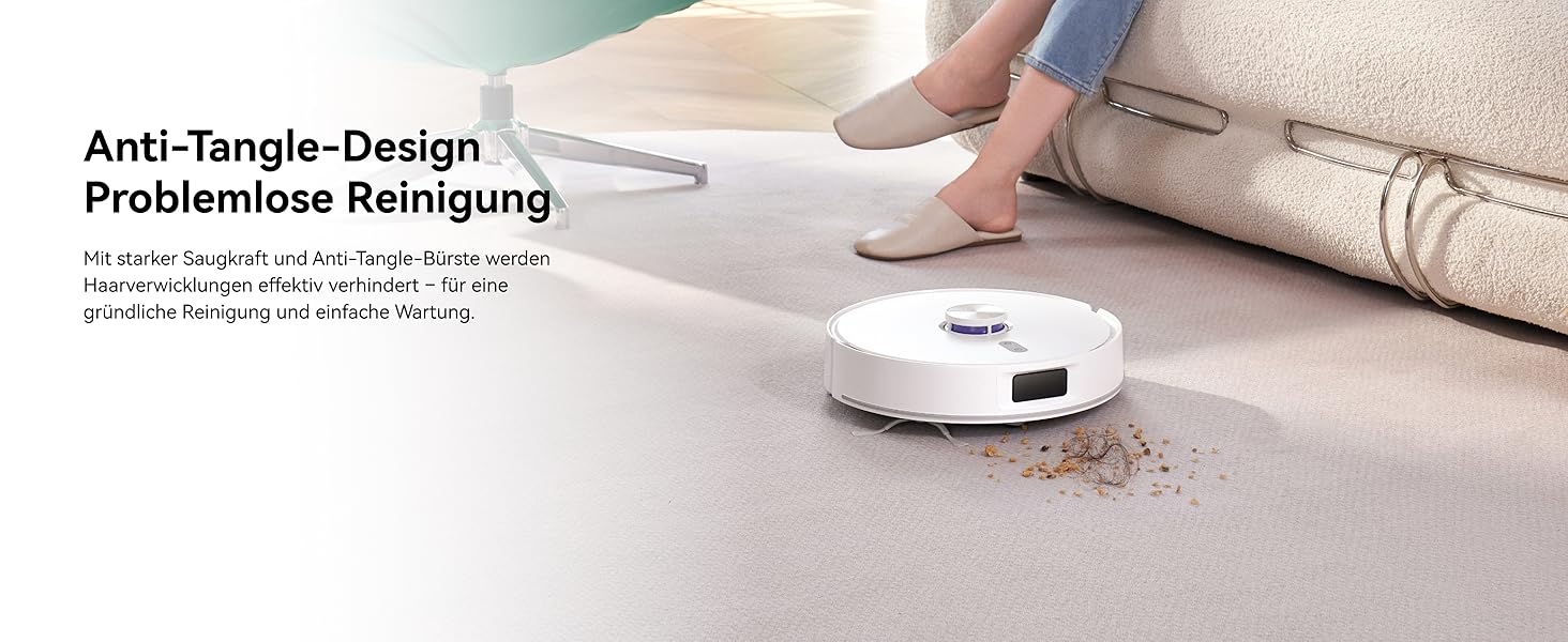 Робот-пилосос NARWAL Freo S з функцією миття підлоги, 8000Pa, 3.5L, LDS-лазерна навігація, керування через додаток, для килимів та шерсті тварин