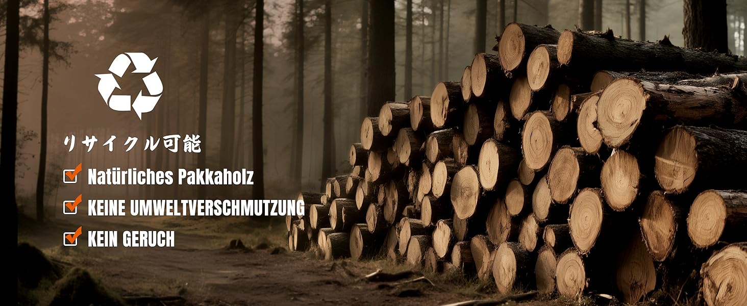 Набір кухонних ножів Paudin 9 предметів з підставкою, з нержавіючої сталі, ергономічні дерев'яні ручки, для кухні та дому, сертифікат FDA