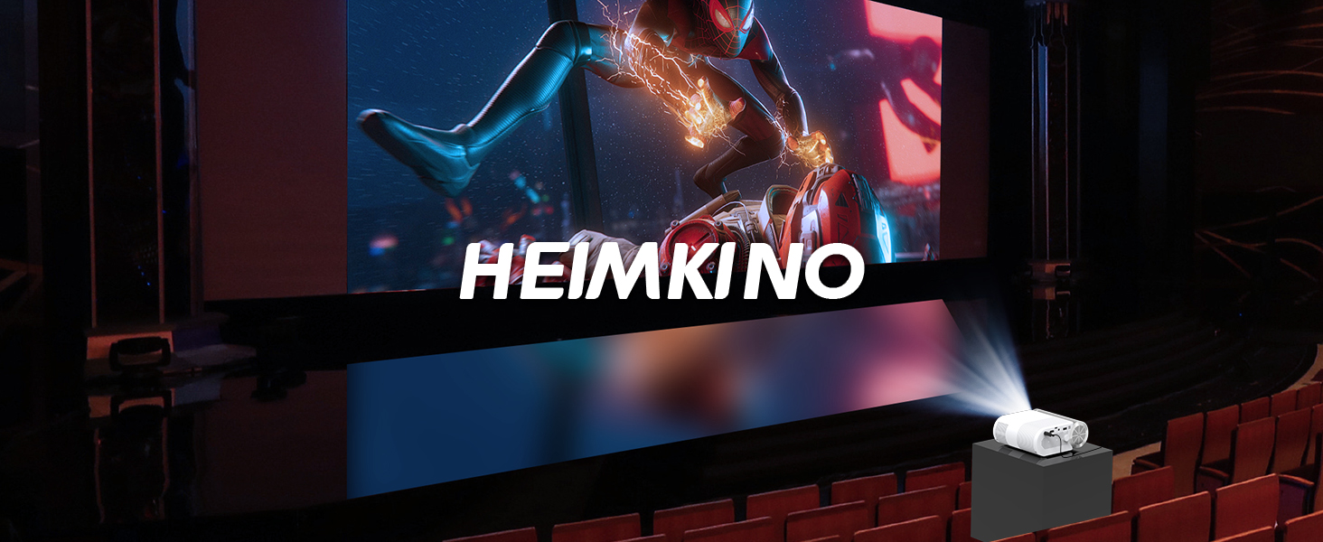 Міні проєктор Beamer Bluetooth WiFi 1080P: Підтримка iPhone/Android, HDMI, USB, Fire Stick, PS5. Компактний проєктор для телефону, фільмів, дому та відпочинку на природі