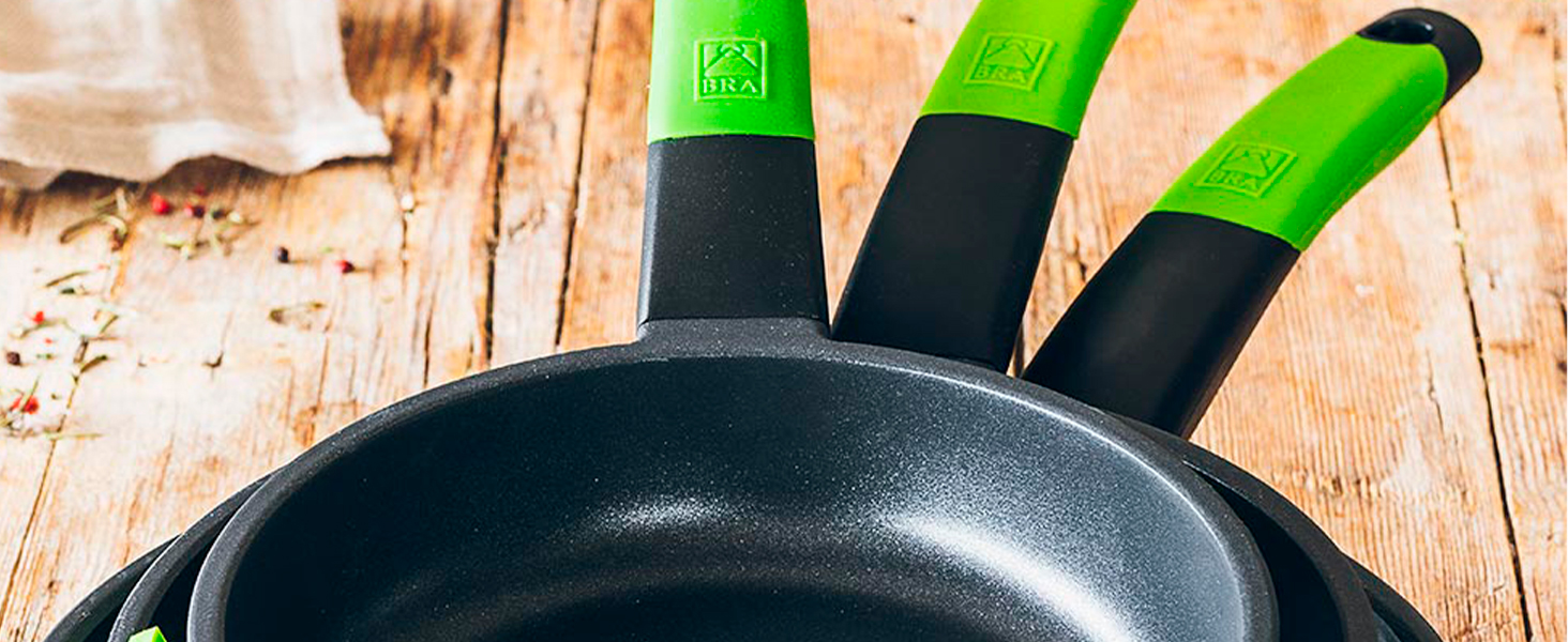 Гриль Prior Asador з алюмінієвого лиття, 28 см, індукційний, з решіткою-грилем