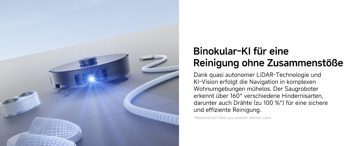Робот-пилосос Mova Z50 Ultra з функцією миття підлоги, 19000 Па, 18N тиск, Lift-Mop, щітка, Tricut, DToF+RGB AI-уникнення перешкод, 75°C гаряча вода, самоочищення, авто-злив/поповнення