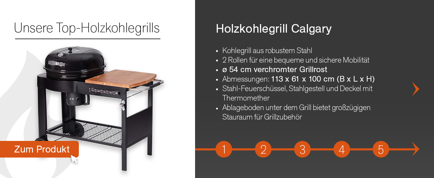 Мангал Tarrington House Brigida з чавунною решіткою, сталь, 2 регульовані решітки, на колесах, чорний