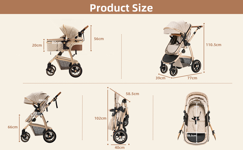 Дитяча коляска 3 в 1 Kinderwagen SK20-Schwarz: система подорожей, автокрісло, прогулянкова коляска, комбінована, з дощем, москітна сітка, алюмінієвий каркас, для дітей 0-4 роки