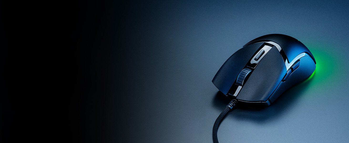 Ігрова миша Razer Cobra — легка дротова миша з Chroma RGB, оптичними перемикачами 3-го покоління, вага 57 г, чорна