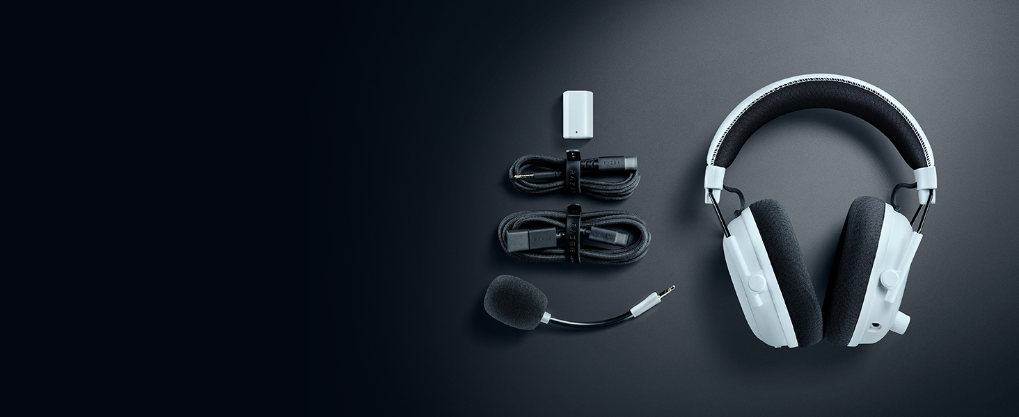 Razer BlackShark V3 Pro - Бездротові ігрові навушники для ПК (280г, Bluetooth, мікрофон HyperClear, драйвер TriForce Titanium 50 мм)