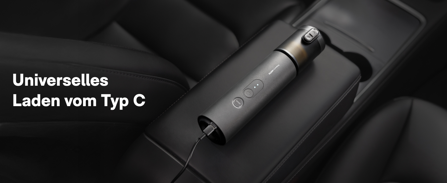 Акумуляторний ручний пилосос HOTO 20000Па 4-в-1 для авто, дому та клавіатури, бездротовий міні-пилосос з функцією обдуву