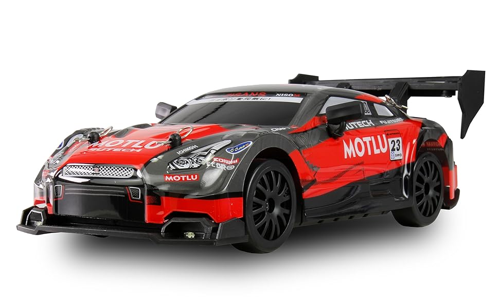 RC Дрифт-кар Drift Racing 1:24 4WD, червоно-чорний, 20 км/год, з підсвіткою, RTR, з пультом, акумулятором та зарядним пристроєм