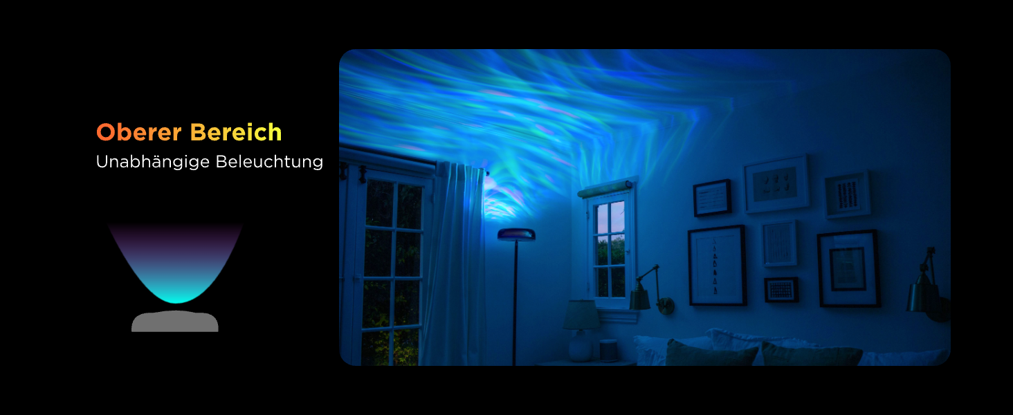 Світлодіодна торшер Govee RGBICWW з ефектом хвилі, багатозонне освітлення, 80+ режимів, Matter/Alexa, для вітальні, спальні