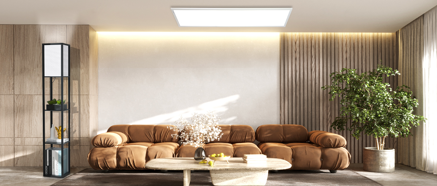 Торшер з дерев'яною поличкою Stehlampe, чорний, 3 режими світла, 1.62м для вітальні, спальні, офісу