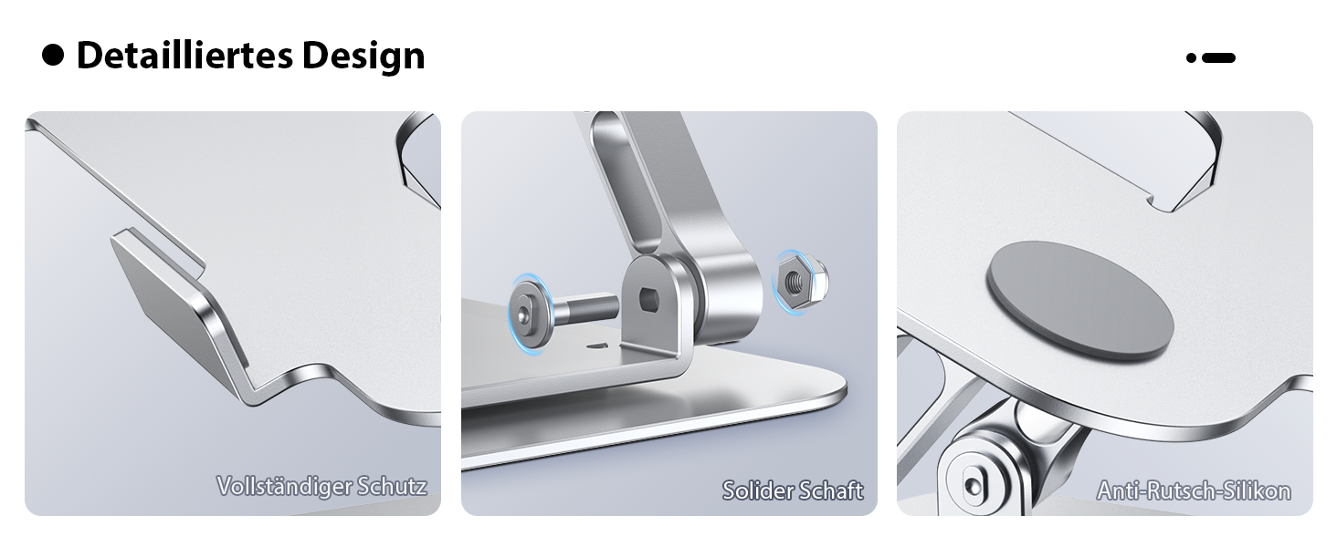 Підставка для ноутбука CreaDream: регульована, 360° обертання, для 10-17