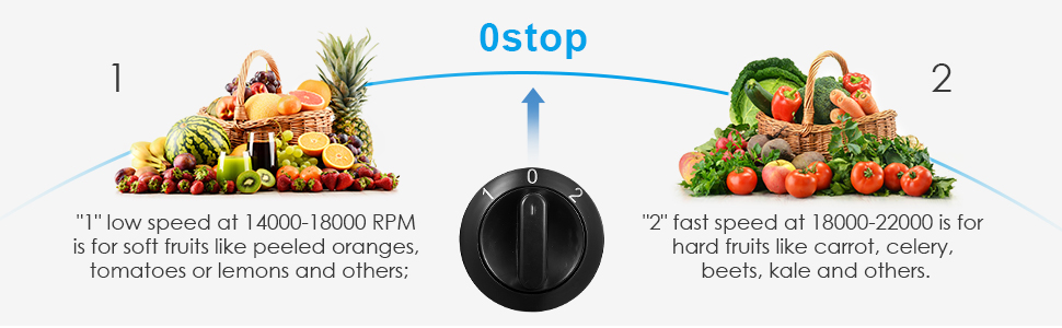 Соковитискач Reemix для овочів та фруктів, професійний з нержавіючої сталі, 500W, 3 швидкості (Чорний)