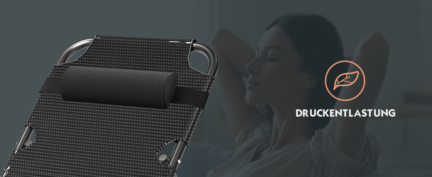 Сонячне ліжко MOPHOTO, складане для саду з матрацом, регульована спинка та підніжка, портативне, для дому та вулиці, складна (зелене дитяче ліжко, сірий килимок)