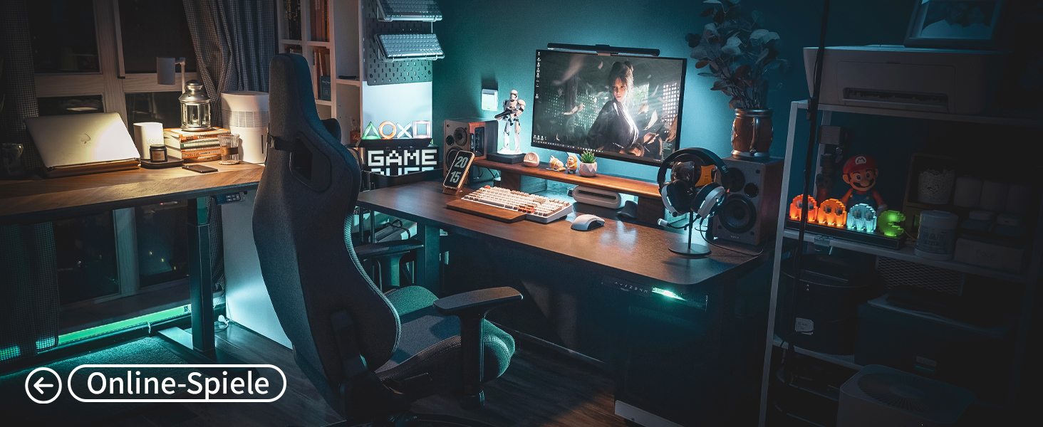 Електричний регульований стіл MAIDeSITe T2 Pro Plus сірий: 2 мотори, 4 пам'яті, нагадування про зміну положення