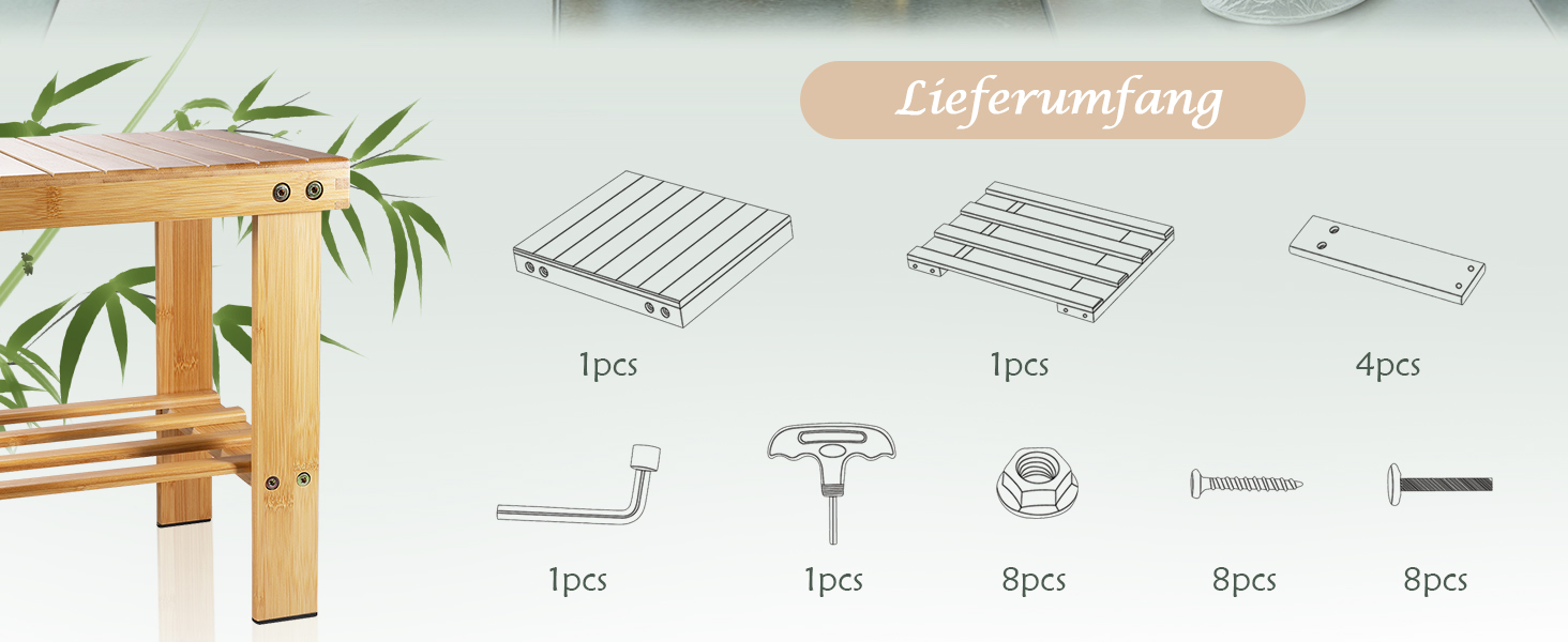 Вінтажний бамбуковий пуф-табурет - 27x23x25 см. Міцний, антиковзний, для дітей, як журнальний столик, підставка для квітів