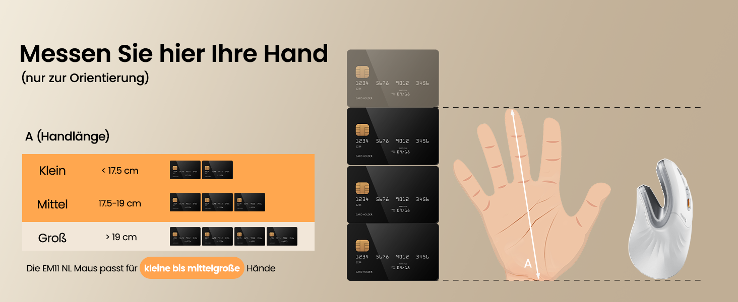 Вертикальна миша ProtoArc EM11 NL: бездротова, з підзарядкою, для 3 пристроїв (Bluetooth+USB), чорно-зелена