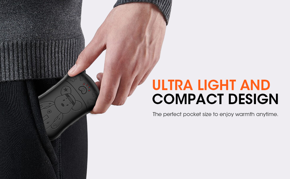 Електричні нагрівачі для рук 2 шт. 6000 mAh, перезаряджувані, для кемпінгу, на вулиці, подарунок для чоловіків, жінок, дітей (рожевий)