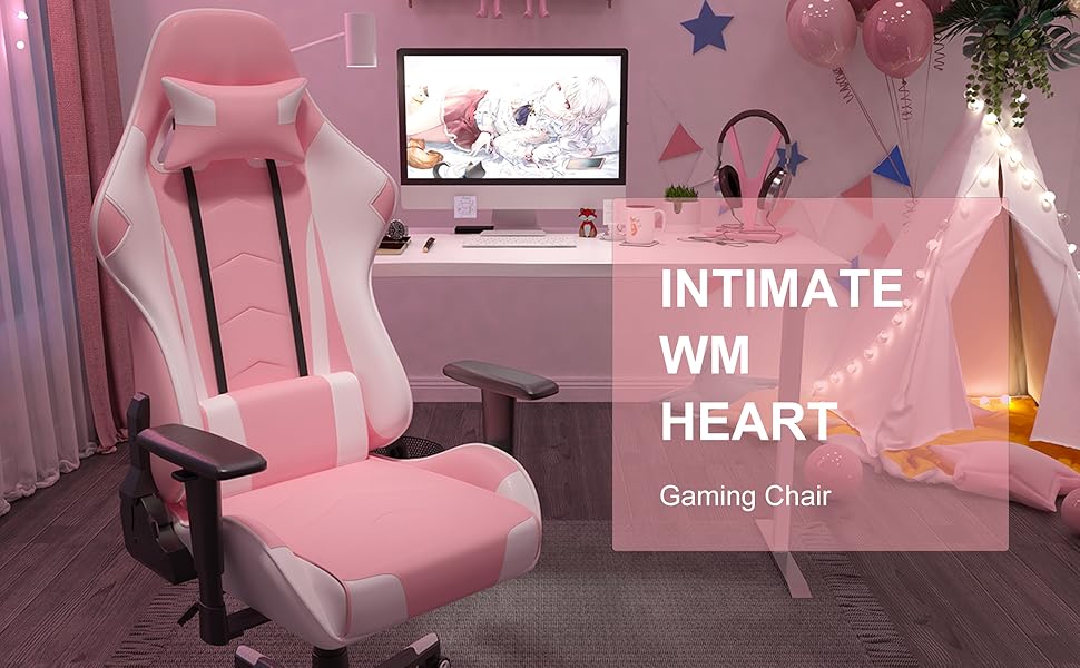 Ігрове крісло IntimaTe WM Heart рожеве