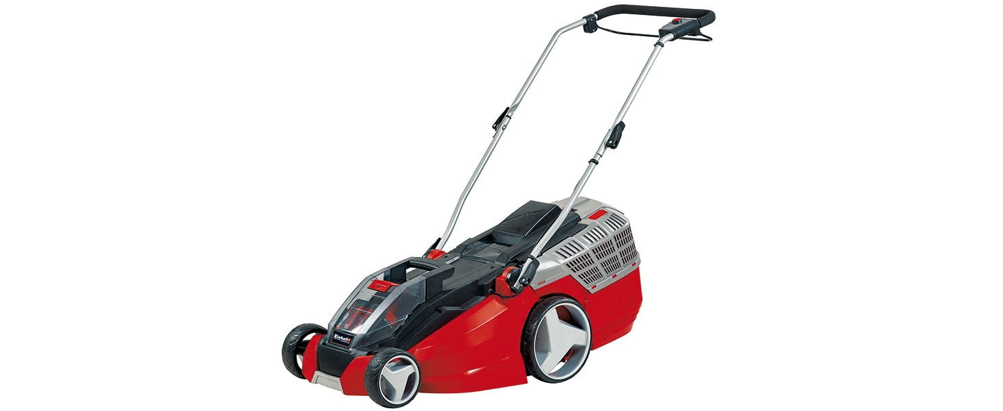 Електричний газонокосарка Einhell GC-EM 1032, 1000 Вт, ширина зрізу 32 см, для газонів до 300 м²