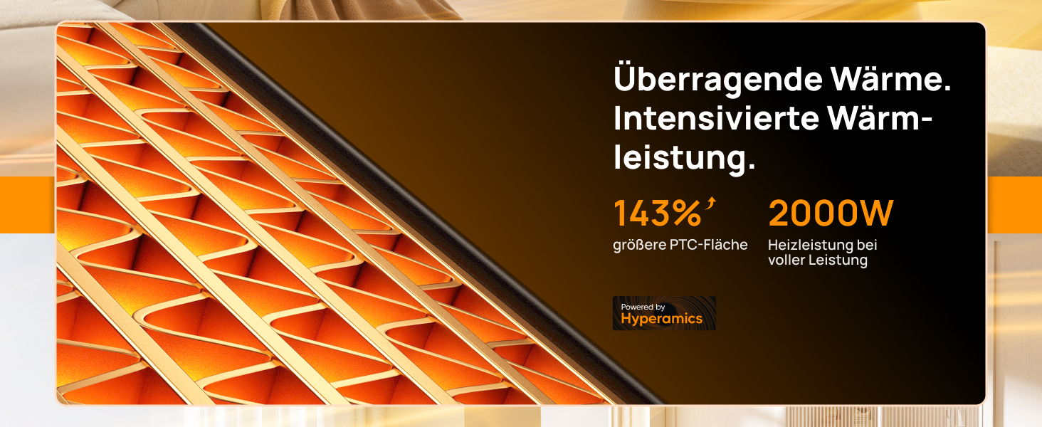 Електричний обігрівач Dreo 714S: 2000W, з пульт та термостат, 7 режимів, захист від перегріву та перекидання, білий, для дому