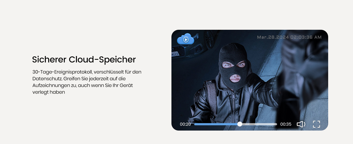 Бездротовий відеодомофон з камерою AOSU 2K HD з PIR-датчиком та детекцією пакунків, сумісний з Alexa