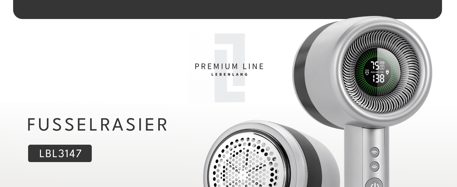 LEBENLANG Преміум Фурмінатор Електричний з LED дисплеєм та ліхтариком - 4000mAh, 5 режимів, 3,5 години роботи, видалення ворсу з одягу